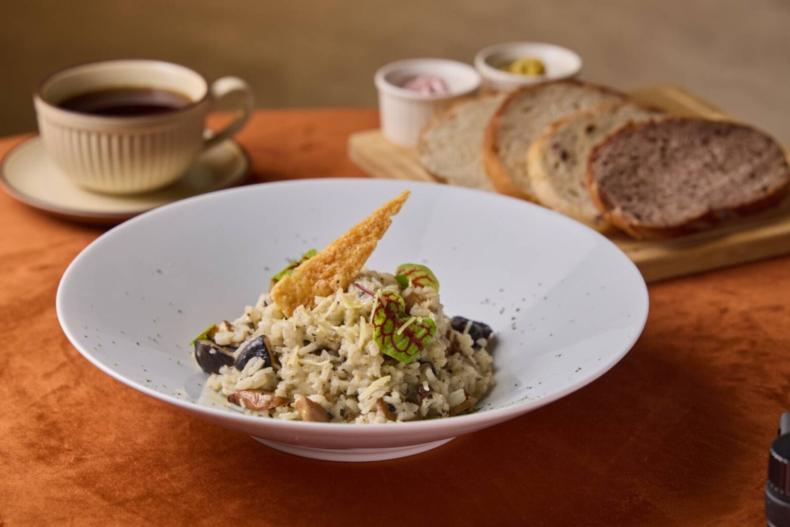 黑松露野菇燉飯